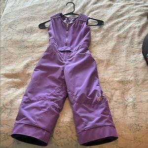 Spyder Bib Ski / Snowboarding Pants Purple